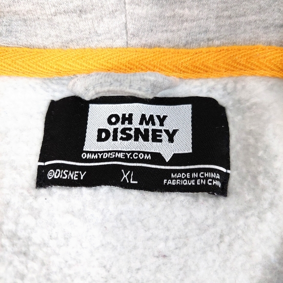 Disney Aladdin Grey Abu as Elephant Pullover Adult Hoodie from Oh My Disney - Picture 8 of 15